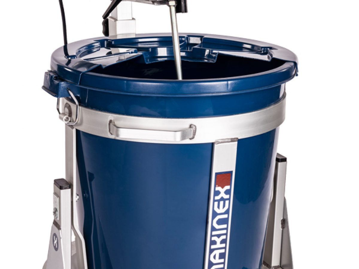 Makinex MS-04-00 Bucket with Dust Suppression Lid for Mixing Station